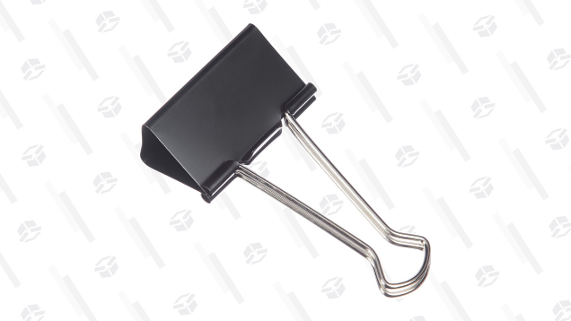 Beyond likely being freely available in your office, large binder clips are as strong as any purpose-built chip clip out there.